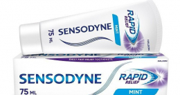 SENSODYNE Rapid Relief Mint Οδοντόκρεμα Για Γρήγορη Ανακούφιση Από Την Ευαισθησία 75ml