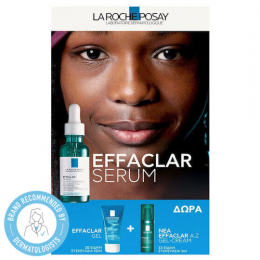 LA ROCHE POSAY Promo Effaclar Serum Ultra Concentrated Ορός Υψηλής Συγκέντρωσης 30 ml & Δώρο Effaclar Gel 50 ml & Δώρο Effaclar AZ Gel Cream 3 ml