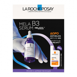 LA ROCHE POSAY Mela B3 Serum Προσώπου με Νιασιναμίδη Και Melasyl για Πανάδες & Λεύκανση 30ml + ΔΩΡΟ Anthelios UVmune 400 Anti - Spot Fluid, 15 ml