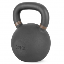 Kettlebell Cast Iron 32 kg - Μαύρο / Καφέ