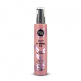 NATURA SIBERICA Organic Shop Λάδι Σώματος με Λάμψη Rose and Lychee, 100 ml