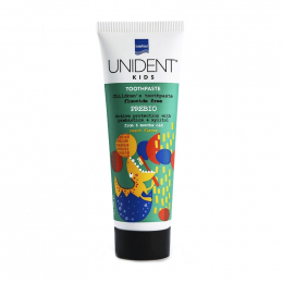 INTERMED Unident Kids Toothpaste Prebio 6m+ Παιδική Οδοντόκρεμα Με Πρεβιοτικά Γεύση Ροδάκινο, 50 ml
