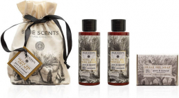 Blue Scents Olive Oil Blue Scents Σετ Περιποίησης για Καθαρισμό Σώματος 3τμχ