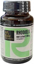 ATLIFE Experts Rhodiola 300mg+Vitamin C, Για Την Αντιμετώπιση Του Άγχους & Ισορροπία 60 tabs