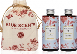 BLUE SCENTS Gift Set Pomegranate Ρόδι Shower Gel Αφρόλουτρο 300ml & Body Balsam Γαλάκτωμα Σώματος 300ml