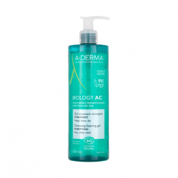 A-DERMA Biology AC Gel Καθαρισμού για Λιπαρές Επιδερμίδες, 400 ml