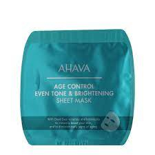 AHAVA Age Control Even Tone & Brightening Sheet Mask, 17 gr