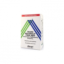 ALCON Tears Naturale Free Med Drops, 30 Φιαλίδια x 0.4 ml