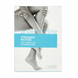 ANATOMIC LINE Κάλτσα Αντιεμβολική Ριζομηρίου Class I 17-22 Mm Hg, Μέγεθος S Χρώμα Λευκό