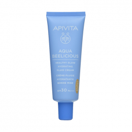 APIVITA Aqua Beelicious 24ωρη Κρέμα Προσώπου με Χρώμα και SPF30 για Ενυδάτωση, 40 ml