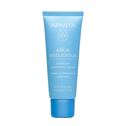 APIVITA Aqua Beelicious Απαλή Κρέμα Ενυδάτωσης Πλούσιας Υφής με Εκχύλισμα Λουλουδιών και Μέλι, 40 ml