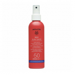 APIVITA Bee Sun Safe Αντηλιακό Ενυδατικό Spray Ελαφριάς Υφής για Πρόσωπο και Σώμα SPF50, 200 ml