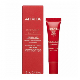 APIVITA Beevine Elixir Αντιρυτιδική Κρέμα Lifting για Μάτια και Χείλη, 15 ml