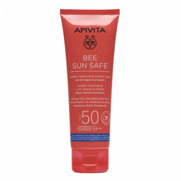 APIVITA Hydra Fresh Milk Αδιάβροχη Αντηλιακή Κρέμα Προσώπου και Σώματος SPF50 Travel Size, 100 ml