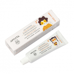 APIVITA Kids 2+ Παιδική Οδοντόκρεμα με Ρόδι και Πρόπολη Κατάλληλη για Ομοιοπαθητική, 50 ml