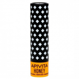 APIVITA Lip Care Honey Bio-Eco Balm Χειλιών με Μέλι, Bιταμίνη Ε και 100% Φυσική Σύνθεση, 4,4 gr