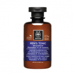APIVITA Men's Tonic Hippophae TC and Rosemary Σαμπουάν κατά της Τριχόπτωσης για Όλους τους Τύπους Μαλλιών, 250 ml