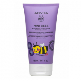 APIVITA Mini Bees Μαλακτική Κρέμα Μαλλιών για Παιδιά με Μύρτιλο και Μέλι, 150 ml