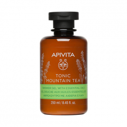 APIVITA Mountain Tea Τονωτικό Αφρόλουτρο με Αιθέρια Έλαια και Τσάι Βουνού, 250 ml