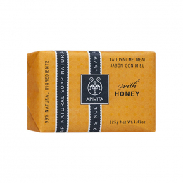 APIVITA Natural Soap Φυσικό Σαπούνι με Μέλι για τις ξηρές επιδερμίδες, 125 gr