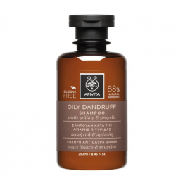 APIVITA Oily Dandruff White Willow and Propolis Σαμπουάν κατά της Λιπαρής Πιτυρίδας με Λευκή Ιτιά και Πρόπολη, 250 ml