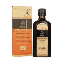 APIVITA Propolis Kids Βιολογικό Σιρόπι για το Λαιμό Μέλι και Θυμάρι, 150 ml