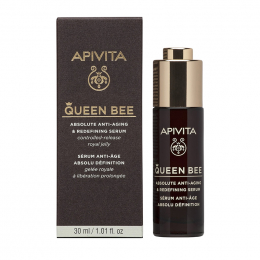 APIVITA Queen Bee Anti-Aging and Redefining Serum Ορός Απόλυτης Αντιγήρανσης και Ανόρθωσης Περιγράμματος, 30ml