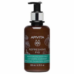 APIVITA Refreshing Fig Moisturizing Body Milk Ενυδατικό Γαλάκτωμα Σώματος με Σύκο και Αιθέρια Έλαια, 200 ml