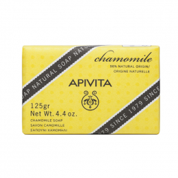 APIVITA Natural Soap Σαπούνι με Χαμομήλι για τις Eυαίσθητες Eπιδερμίδες, 125 gr