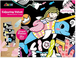 AVENIR Giant Velvet Poster Mermaid, 1 τμχ