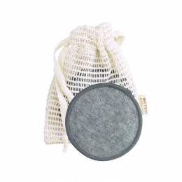 BETER Natural Fiber Double-Sided Reusable Make Up Remover Pads Επαναχρησιμοποιούμενοι Δίσκοι Αφαίρεσης Μακιγιάζ, 6 τμχ