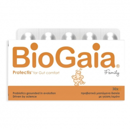 BIOGAIA Protectis Family Lemon Flavor, 30 chewable tabs