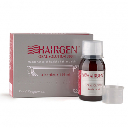 BODERM Hairgen Oral Solution Συμπλήρωμα για την Υγεία των Μαλλιών και του Δέρματος, 3x100 ml