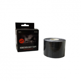 CALVO Kinesiology Tape C+I Επίδεσμος Κινησιοθεραπείας 5cm x 5m Μαύρο, 1 τμχ