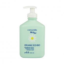 CAMOMILLA BLU Organic Eco-Bio Υγρό Καθαρισμού για την Ευαίσθητη Περιοχή με Χαμομήλι και Αλόη pH 5.5, 300 ml