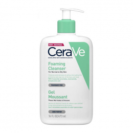 CERAVE Foaming Cleanser Normal Oily Skin, 473 ml