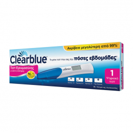CLEARBLUE Ψηφιακό με Δείκτη Σύλληψης Τεστ Εγκυμοσύνης, 1 τμχ