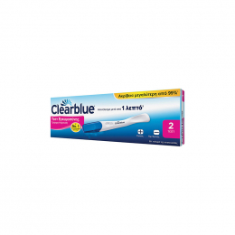CLEARBLUE Τεστ Εγκυμοσύνης Γρήγορη Ανίχνευση, 2 τμχ