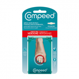 COMPEED Επιθέματα για Φουσκάλες στα Δάκτυλα των Ποδιών, 8 τμχ