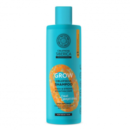 NATURA SIBERICA Oblepikha Grow Shampoo, Σαμπουάν Ενδυνάμωσης, με 3x Ιπποφαές & Πεπτίδια Βρώμης για Ενίσχυση της Τρίχας - 400ml