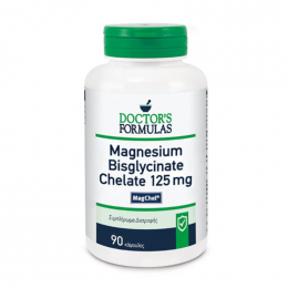 DOCTOR'S FORMULAS Magnesium Bisglycinate Chelate 125 mg, 90 caps