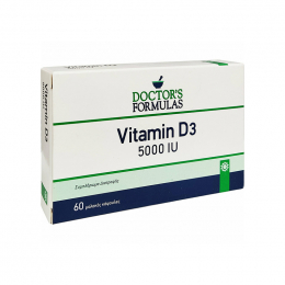 DOCTOR'S FORMULAS Vitamin D3 5000IU, 60 soft caps