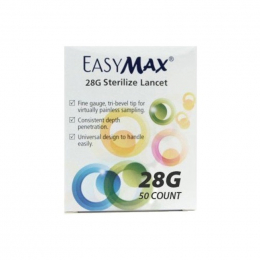 EASYMAX 28G Αποστειρωμένοι Σκαρφιστήρες, 50 τμχ