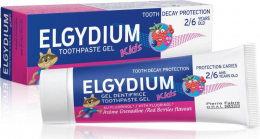 ELGYDIUM Οδοντόκρεμα KIds 1000 ppm με Γεύση Κόκκινα Φρούτα για 2+ χρονών, 50 ml