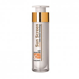 FREZYDERM Sun Screen Velvet Color Face Cream SPF50+ Αντηλιακό Προσώπου Πολύ Υψηλής Προστασίας με Χρώμα, 50 ml