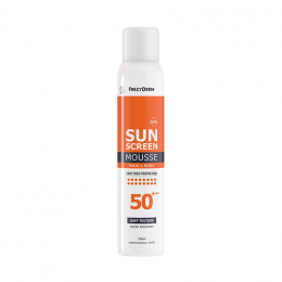 FREZYDERM Sun Screen Mousse SPF50+ Αντηλιακό Προσώπου & Σώματος, 200 ml