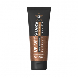 FREZYDERM Velvet Stars Silver Glow Αντηλιακό Σώματος με Λάμψη SPF50, 175 ml