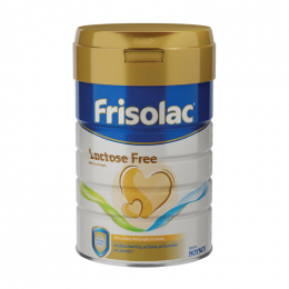 FRISOLAC Lactose Free Γάλα Ειδικής Διατροφής Ελεύθερο Λακτόζης από τη Γέννηση, 400 gr