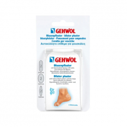 GEHWOL Blister Plaster Sorted Αυτοκόλλητο Επίθεμα για Φουσκάλες, 6 τμχ