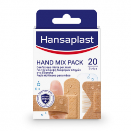 HANSAPLAST Αυτοκόλλητα Επιθέματα Hand Mix Pack, 20 τμχ